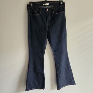 Angry Rabbit Women's Size 31/13 Flare Dark Wash Jeans